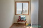 The first reading nook. You can see the ocean from both nooks.